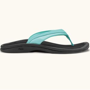 Olukai Women's  'Ohana Beach Sandals - Seaglass/Black