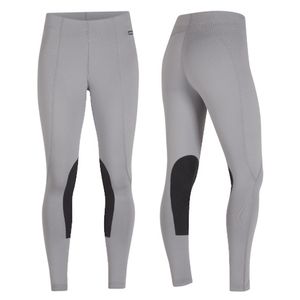 Kerrits Women's Flow Rise Kneepatch Performance Tight - Sterling