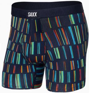 Saxx Undercover Boxer Brief with Fly - Sticks & Stripes  Navy