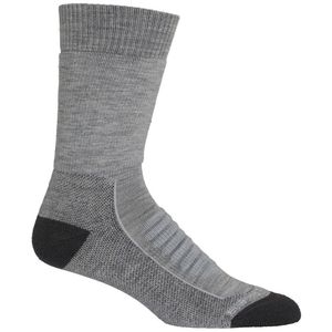 Icebreaker Men's Merino Hike+ Heavy Crew Socks - Blizzard Heather/Snow