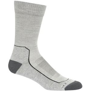 Icebreaker Men's Merino Hike+ Light Crew Socks - Blizzard Heather