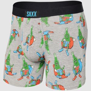 Saxx Men's Vibe Boxer Brief - Pants Drunk Grey Heather