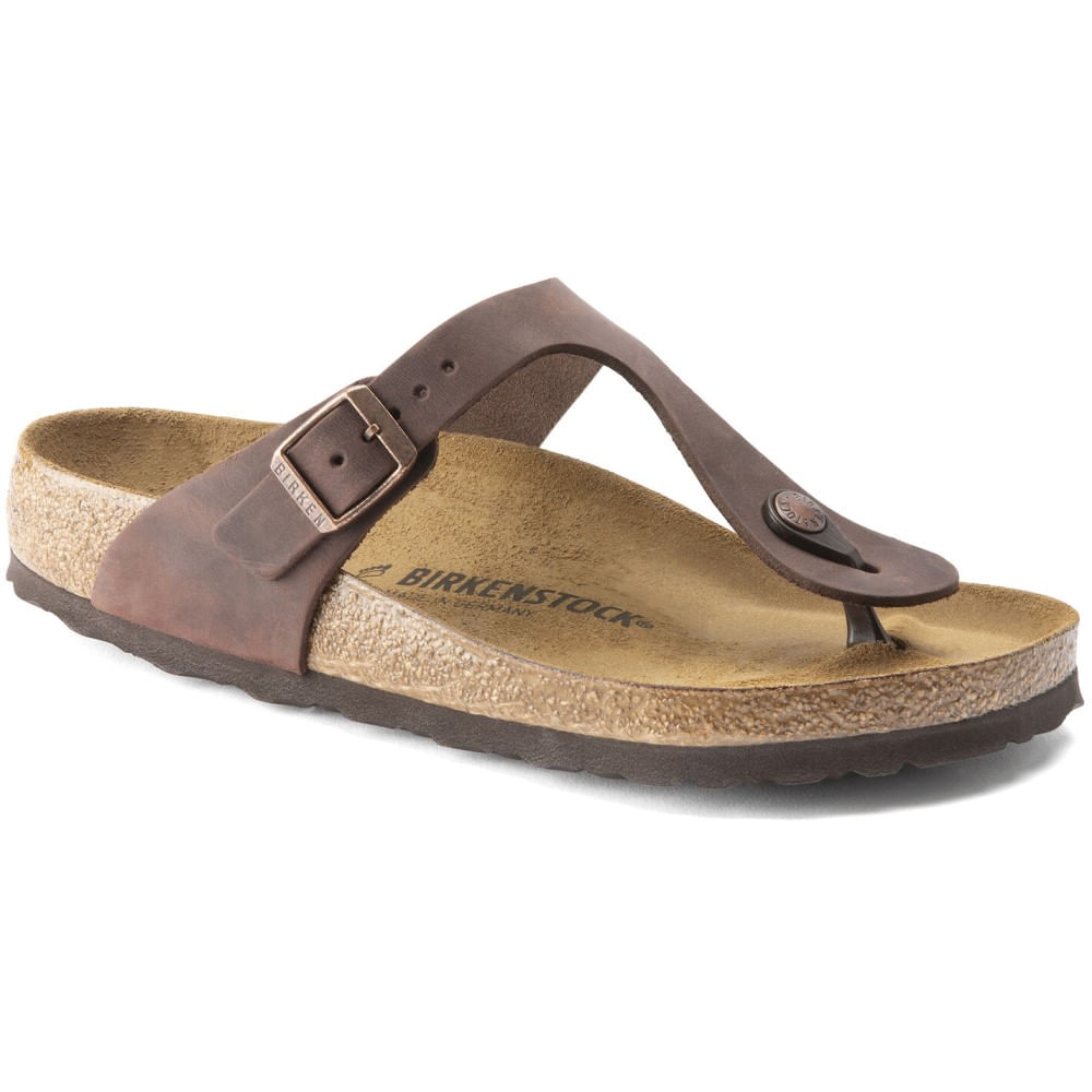 Birkenstock Gizeh Oiled Leather Habana (743831/743833)