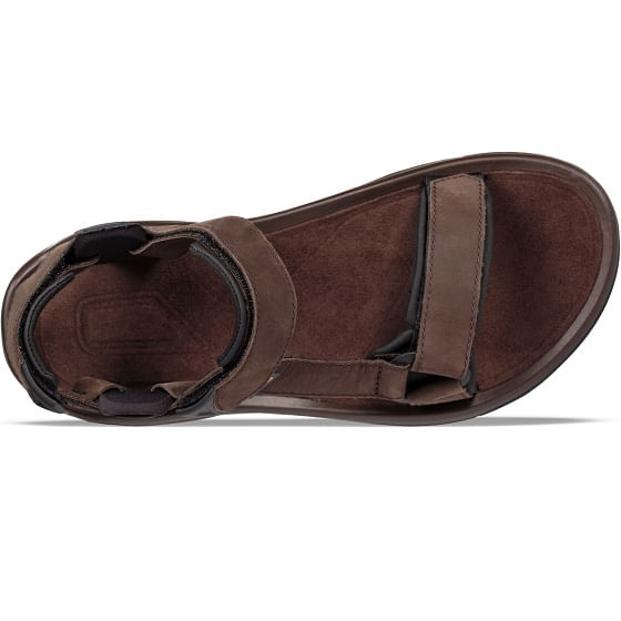 Teva Men's Terra FI5 Universal Leather Sandals - Turkish Coffee