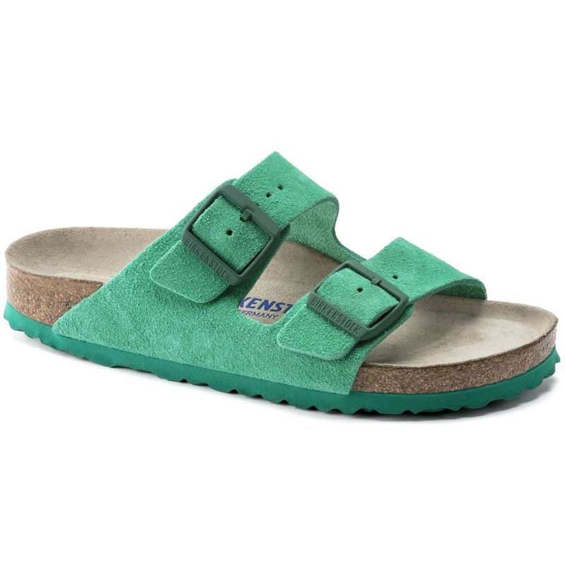 Green birkenstocks hot sale