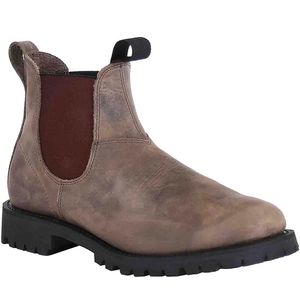 Canada West Men's Romeo Dark Farmer Crazy Horse Chelsea Boots