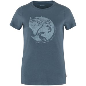Fjallraven Women's Arctic Fox Print T-Shirt - Indigo Blue