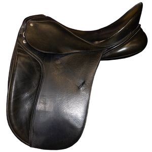 Used Regal Dressage Saddle 17.5"W - BlackCon#942514
