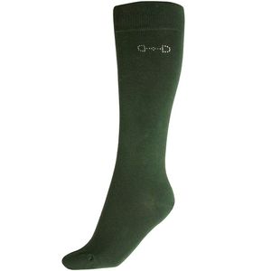 Horze Riding Socks with Crystal Detail - Mountain View Green