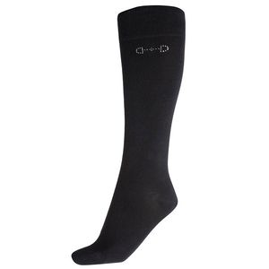Horze Riding Socks with Crystal Detail - Navy
