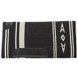 Weaver Acrylic Saddle Pad, Straight (32" x 32") - Black/Gray