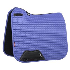LeMieux Luxury Suede Dressage Square Pad - Bluebell