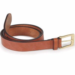 Shires Aubrion Leather Belt - Tan