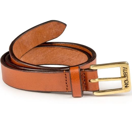 Shires Aubrion 35mm Leather Belt in Tan 
