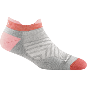 Darn Tough Women's Run No Show Tab Socks - Ash