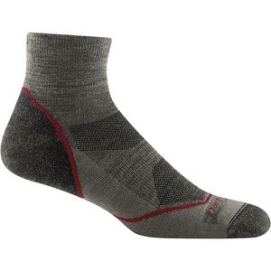 Darn Tough Men's Light Hiker 1/4 Lightweight Socks - Taupe