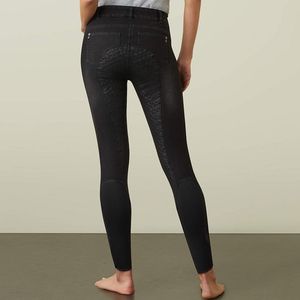 Ariat Women's Halo B Denim Full Seat Breech - Black