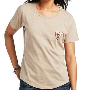 Ariat Women's Sod Tractor T-Shirt - Oatmeal Heather