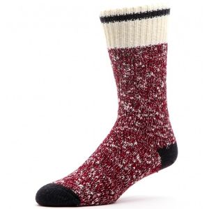 Duray Classic Marled Socks - Red/Black