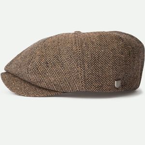 Brixton Unisex Brood Snap Cap - Brown/Khaki