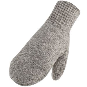 Duray Wool Mitten - Natural Grey