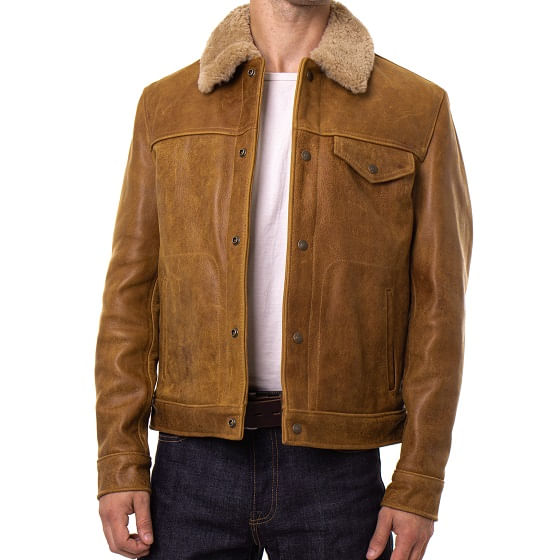 Sheepskin 2025 trucker jacket