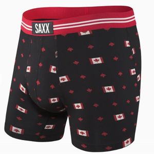 Saxx Men's Vibe Boxer Briefs - Black True North