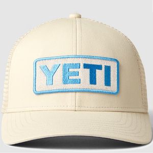 Yeti Unisex Mid-Pro Logo Badge Trucker Hat - Cream