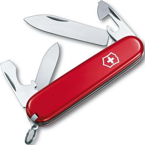 Victorinox Recruit Pocket Knife with 10 Functions - Red