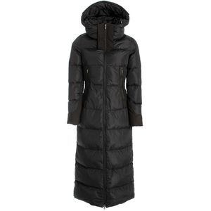 AA Women's Long Padded Leone Coat - Black