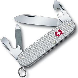 Victorinox Cadet Alox Pocket Knife with 10 Functions - Silver