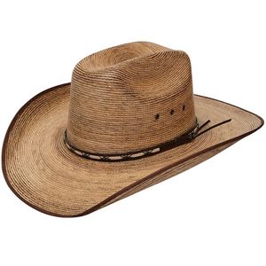 Resistol Jason Aldean Kids' Amarillo Sky Jr. Straw Cowboy Hat - Natural/Burned