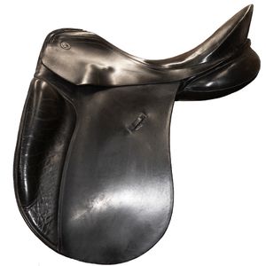 Used Kieffer Athen Dressage Saddle  18"/#2 - Black