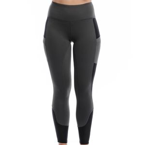 Horseware Ireland Women's Riding Tights With Silicone - Charcoal