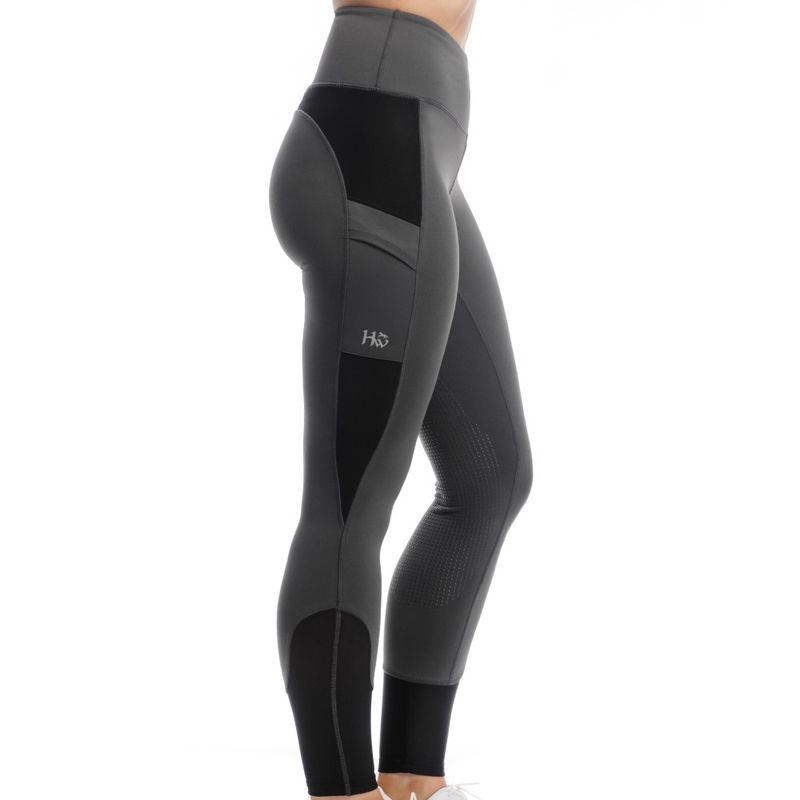 HORSEWARE IRELAND MONOGRAM RIDING TIGHTS - SILICON