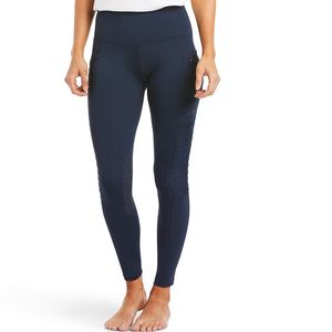 Ariat Women's EOS Moto Knee Patch Tights - Navy