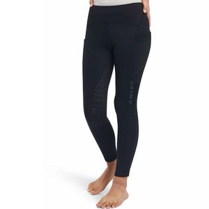 Ariat Kids' Venture Thermal Knee Patch Tight - Black
