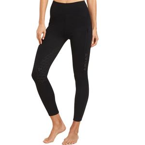 Ariat Women's Venture Thermal Knee Patch Tights - Black