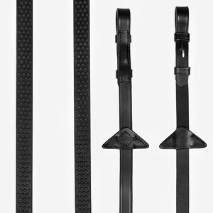 LeMieux Soft Rubber Reins - Black