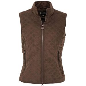 Outback Trading Women's Grand Prix Quilted Vest - Brown