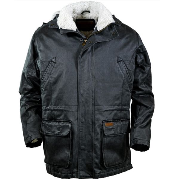 Men's Sherpa Lined Denim Jacket (MTJ-008) - Hemp Hoodlamb Clothing