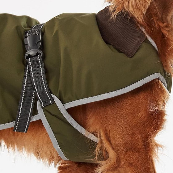 Barbour Monmouth Waterproof Dog Coat M Olive