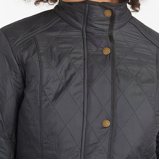 Barbour ladies cavalry polarquilt jacket navy online