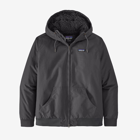 Patagonia black store hooded jacket