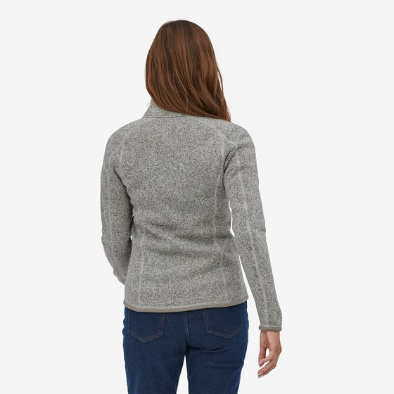 Patagonia Women’s Better Sweater Fleece Jacket in Birch White