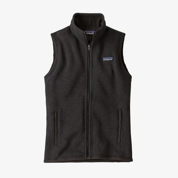 W Down Sweater Vest-black Black