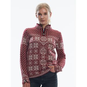 Dale of Norway Women's Peace Knit Sweater - Redrose/Off White