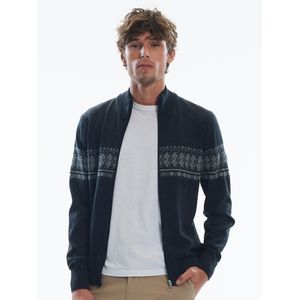 Dale of Norway Men's Hovden Masculine Jacket - Dark Charcoal/Light Charcoal