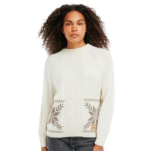 Dale of Norway Women's Karmoy Sweater - Offwhite/Mountainstone