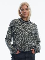 Dale-of-Norway-Women-s-Bjoroy-Sweater-Norwegian-Wool---Black-Offwhite-Raspberry